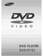 Samsung DVD-P701/XAA Manual preview