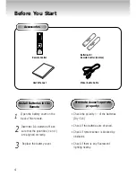 Preview for 4 page of Samsung DVD-P701/XAA Manual