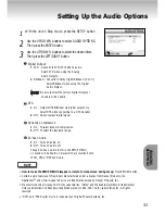 Preview for 33 page of Samsung DVD-P701/XAA Manual