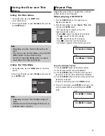 Preview for 17 page of Samsung DVD-P78000 User Manual