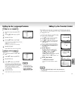 Preview for 19 page of Samsung DVD Playe Owner'S Manual