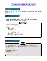 Samsung DVD-R100 Firmware Update Manual preview