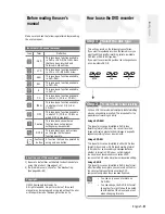 Предварительный просмотр 9 страницы Samsung DVD-R100 Instruction Manual