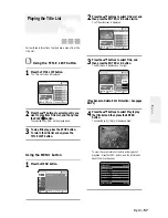 Preview for 57 page of Samsung DVD-R100 Instruction Manual