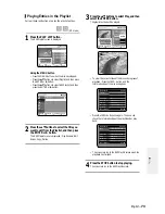 Preview for 73 page of Samsung DVD-R100 Instruction Manual