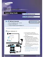 Preview for 1 page of Samsung DVD-R100 Quick Setup Manual