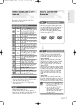 Preview for 100 page of Samsung DVD-R120 Instruction Manual