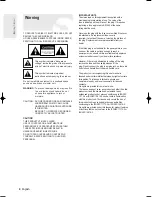 Preview for 2 page of Samsung DVD-R120E Instruction Manual