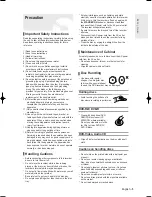 Preview for 3 page of Samsung DVD-R120E Instruction Manual