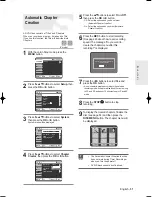 Preview for 31 page of Samsung DVD-R120E Instruction Manual