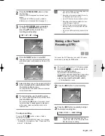 Preview for 45 page of Samsung DVD-R120E Instruction Manual