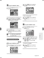 Preview for 55 page of Samsung DVD-R120E Instruction Manual