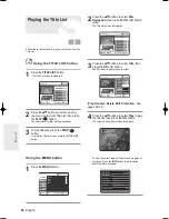 Preview for 66 page of Samsung DVD-R120E Instruction Manual