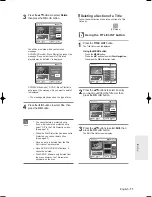 Preview for 71 page of Samsung DVD-R120E Instruction Manual