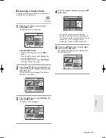 Preview for 75 page of Samsung DVD-R120E Instruction Manual