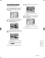 Preview for 77 page of Samsung DVD-R120E Instruction Manual