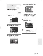 Preview for 81 page of Samsung DVD-R120E Instruction Manual