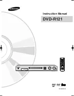 Samsung DVD-R121 Instruction Manual preview