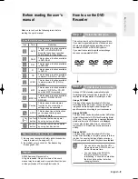 Предварительный просмотр 9 страницы Samsung DVD-R121 Instruction Manual