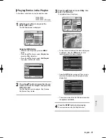 Предварительный просмотр 71 страницы Samsung DVD-R121 Instruction Manual