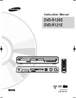 Preview for 1 page of Samsung DVD-R121E Instruction Manual