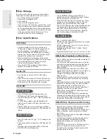 Preview for 4 page of Samsung DVD-R121E Instruction Manual