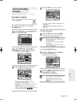 Preview for 73 page of Samsung DVD-R121E Instruction Manual