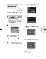 Предварительный просмотр 47 страницы Samsung DVD-R122 Instruction Manual