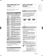 Preview for 9 page of Samsung DVD-R123 Instruction Manual