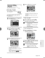 Preview for 76 page of Samsung DVD-R125 Instruction Manual