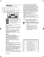 Preview for 2 page of Samsung DVD-R129 Instruction Manual