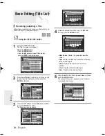 Preview for 72 page of Samsung DVD-R129 Instruction Manual