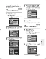 Preview for 73 page of Samsung DVD-R129 Instruction Manual