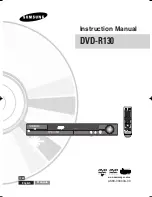 Preview for 99 page of Samsung DVD-R130 Instruction Manual