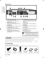 Preview for 110 page of Samsung DVD-R130 Instruction Manual