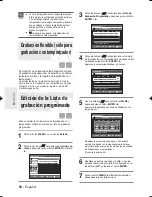 Preview for 50 page of Samsung DVD-R130 Manual De Instrucciones