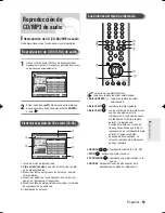 Preview for 63 page of Samsung DVD-R130 Manual De Instrucciones