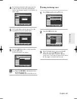 Preview for 41 page of Samsung DVD-R130S Instruction Manual