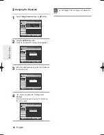 Preview for 42 page of Samsung DVD-R130S Instruction Manual