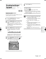 Preview for 47 page of Samsung DVD-R130S Instruction Manual