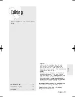 Preview for 71 page of Samsung DVD-R130S Instruction Manual