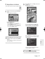 Preview for 77 page of Samsung DVD-R130S Instruction Manual