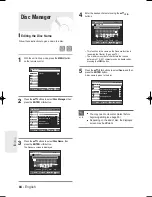 Preview for 84 page of Samsung DVD-R130S Instruction Manual