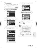 Preview for 87 page of Samsung DVD-R130S Instruction Manual