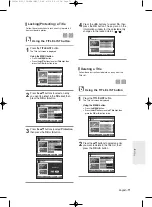 Preview for 71 page of Samsung DVD-R135 Instruction Manual