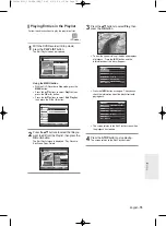 Preview for 75 page of Samsung DVD-R135 Instruction Manual