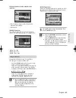 Preview for 45 page of Samsung DVD-R145 Instruction Manual