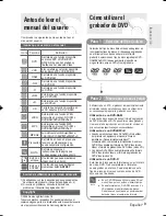 Preview for 9 page of Samsung DVD-R145 Manual Del Instrucción