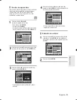 Preview for 73 page of Samsung DVD-R145 Manual Del Instrucción