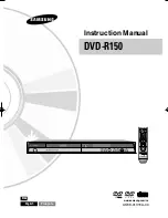 Samsung DVD-R150 Instruction Manual предпросмотр